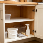 Cleaning of interior cabinet shelves