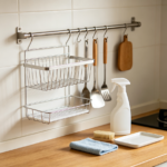 Cleaning of kitchen shelving units and hanging racks