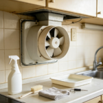 Cleaning of kitchen exhaust fans and backdraft dampers